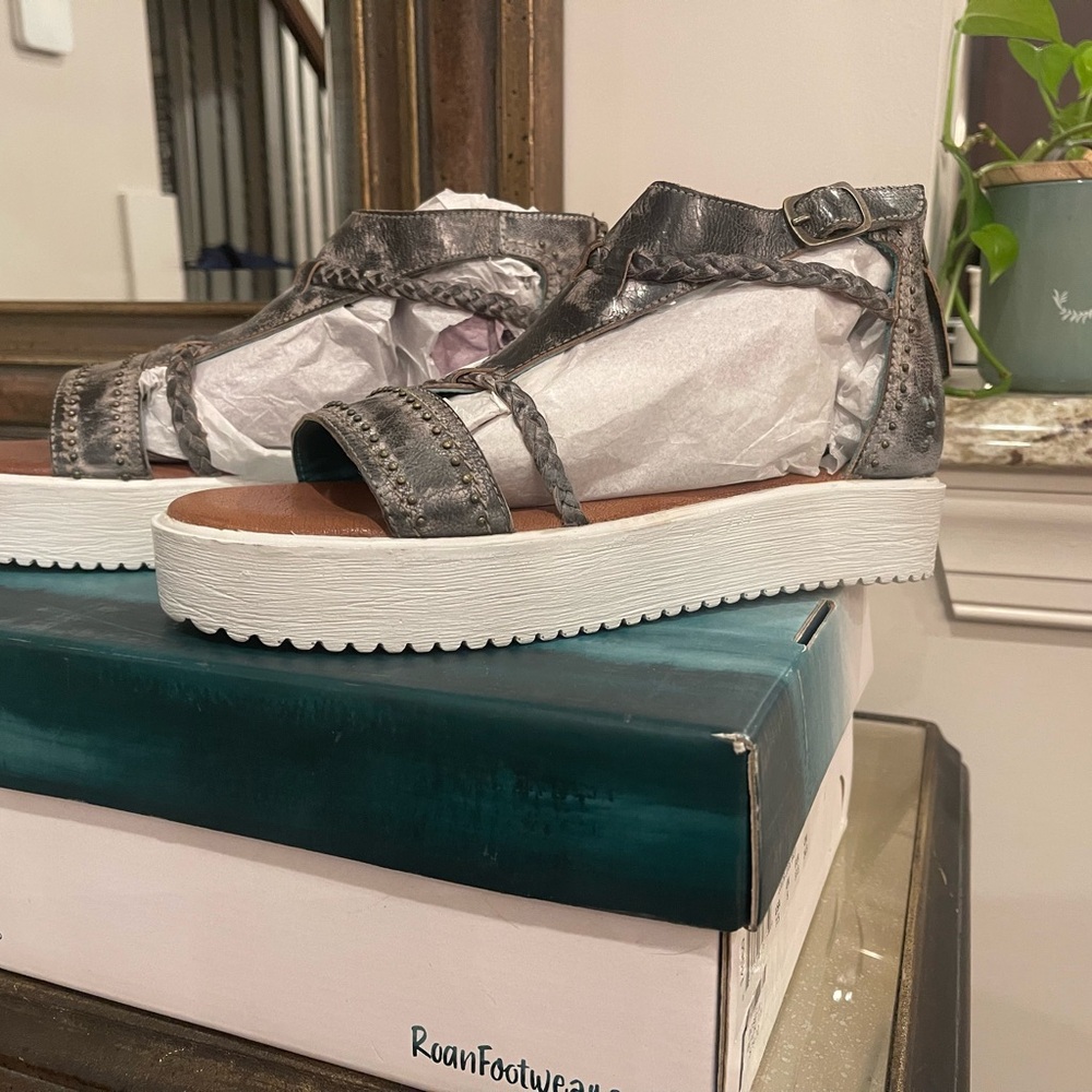 New sandals by Roan by Bed Stu. New in Box.